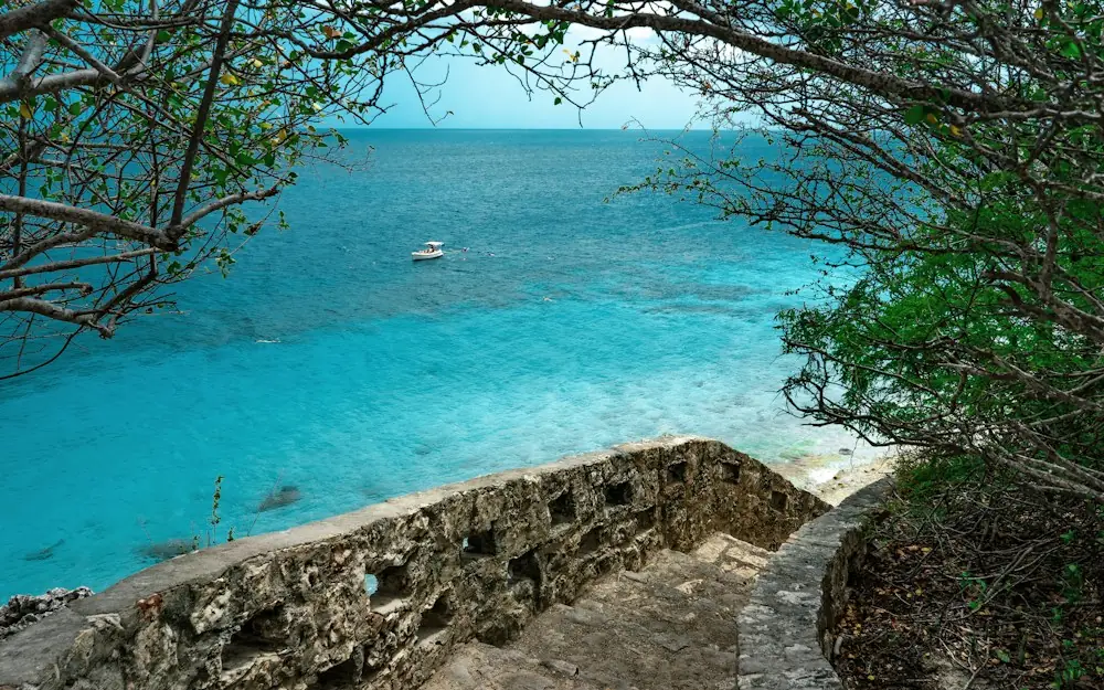 a boat in the water